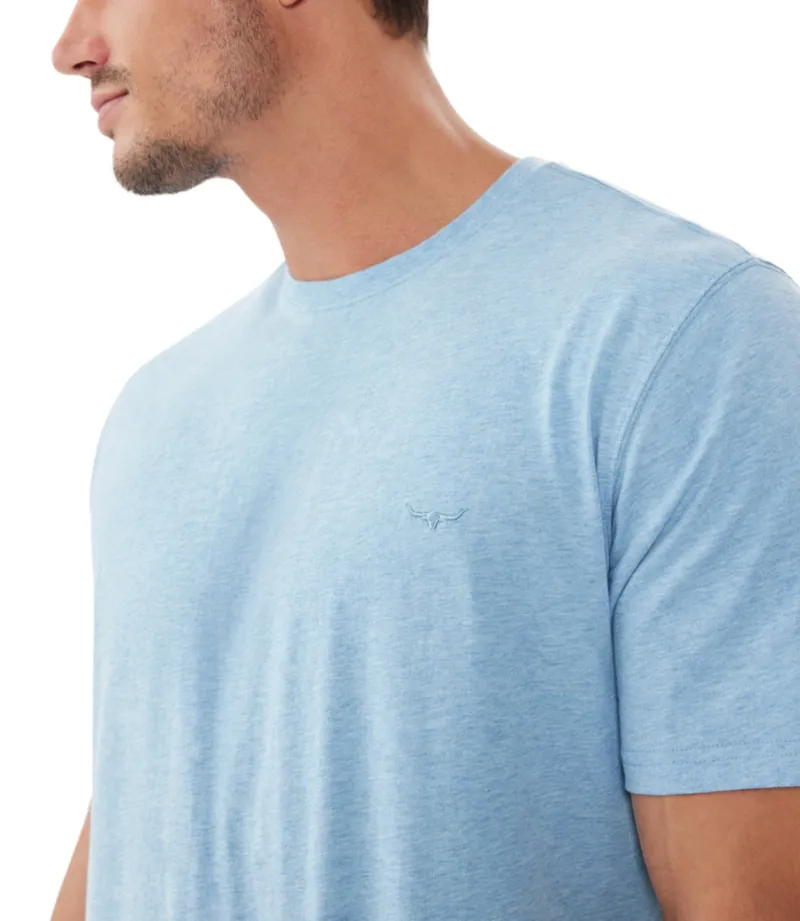 RM Williams Parson T-Shirt Sky Blue-5